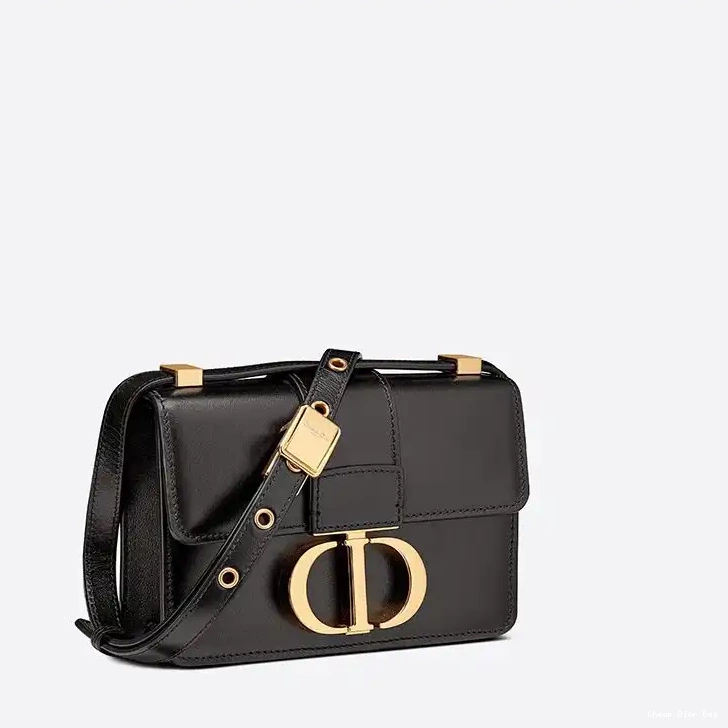 Dior Factory Outlet Black 30 Calfskin Micro Box Bag Dior Montaigne 0501
